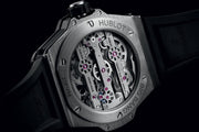 Hublot Big Bang MECA-10 Titanium 444.NX.1170.RX - cassa titanio - cinturino gomma nera - quadrante scheletrato - fondello