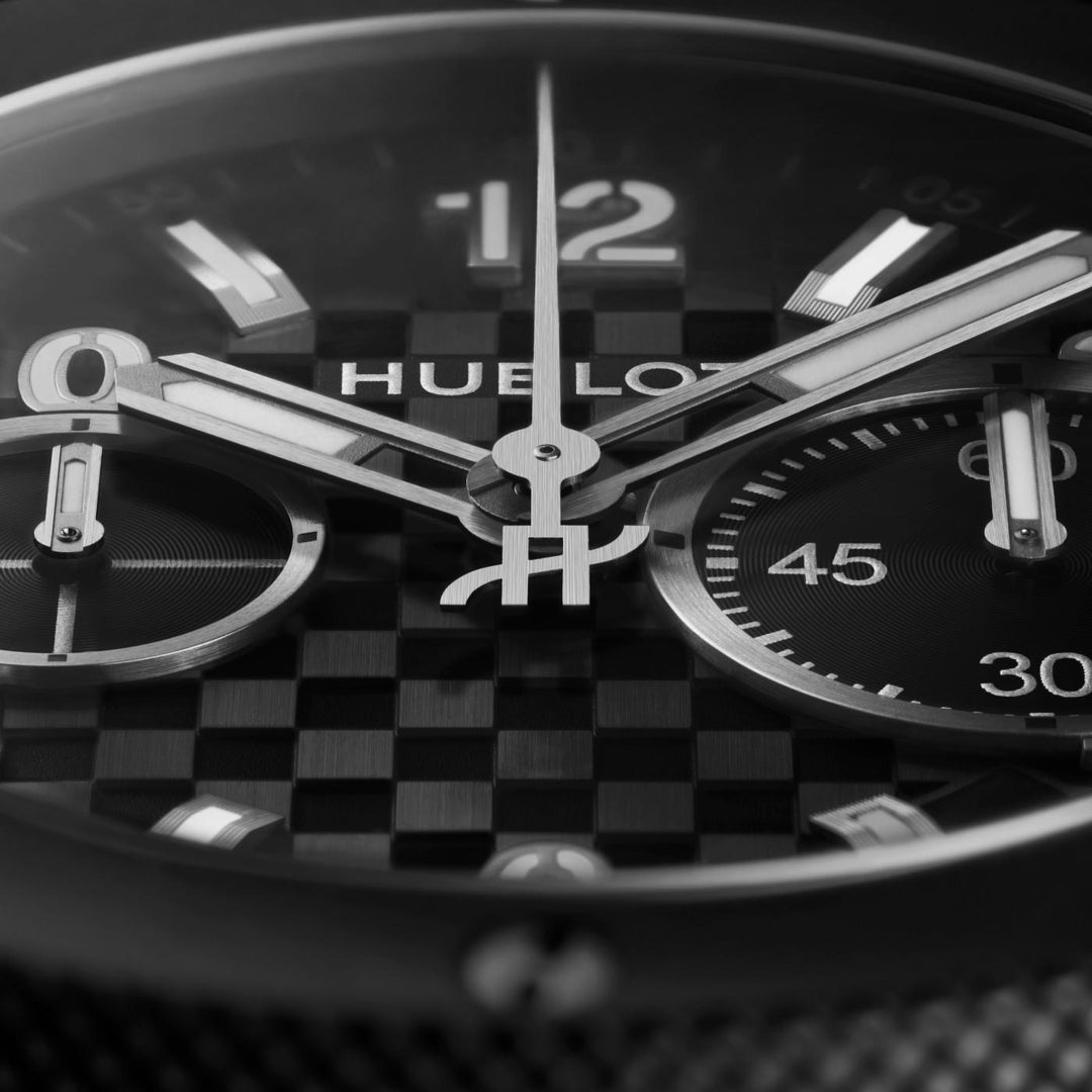 Hublot Big Bang Original Unico Black Magic 431.CI.1370.RX - cassa in ceramica nera - cinturino gomma nera - quadrante nero con funzione flyback