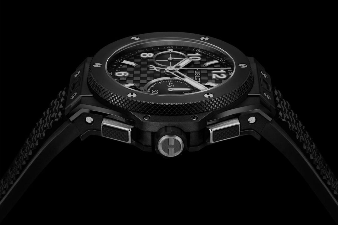 Hublot Big Bang Original Unico Black Magic 431.CI.1370.RX - cassa in ceramica nera - cinturino gomma nera - quadrante nero con funzione flyback