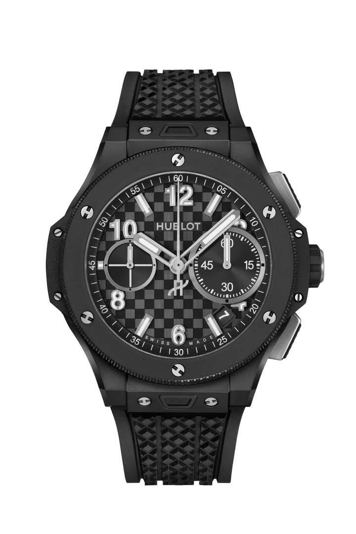 Hublot Big Bang Original Unico Black Magic 431.CI.1370.RX - cassa in ceramica nera - cinturino gomma nera - quadrante nero con funzione flyback