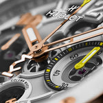 Load image into Gallery viewer, Hublot Big Bang Kylian Mbappé White Ceramic 421.HX.2019.NR.MBP26 - cassa ceramica bianca - cinturino tessuto - quadrante scheletrato