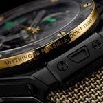 Load image into Gallery viewer, Hublot Big Bang Usain Bolt Ceramic Carbon 421.CQ.1140.NR.USB26 - cassa ceramica nera - cinturino tessuto - quadrante scheletrato