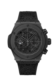 Hublot Big Bang Unico All Black Calavera 441.CI.1140.VR.MEX25 - cassa ceramica nera - cinturino gomme e pelle nero - quadrante nero