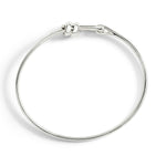 Load image into Gallery viewer, Bracciale Bangle Nodo DoDo in argento 925, design unisex con nodo intrecciato simbolo di legame e inclusività.
