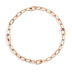 Load image into Gallery viewer, Bracciale Essentials DoDo in argento 925 placcato oro rosa 18K con 4 maglie apribili
