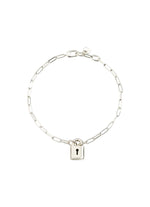 Load image into Gallery viewer, Bracciale Lucchetto DoDo in argento 925 con charm lucchetto
