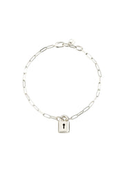Bracciale Lucchetto DoDo in argento 925 con charm lucchetto