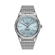 Breitling Chronomat Automatic 36 con cassa in acciaio e oro bianco da 36 mm con quadrante incastonato di pietre preziose.