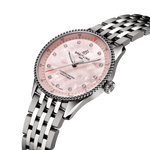 Load image into Gallery viewer, Bracciale in acciaio inox con maglie lucide e satinati e chiusura pieghevole dell&#39;orologio Breitling Navitimer 32
