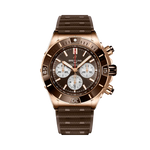Load image into Gallery viewer, Breitling Super Chronomat B01 44 con cassa in oro rosso 18 carati da 44 mm e quadrante nero.
