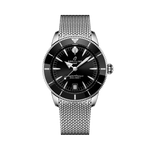Load image into Gallery viewer, Quadrante nero opaco con indici e lancette luminescenti e datario a finestrella a ore 6 dell&#39;orologio Breitling Superocean Heritage B31 Automatic 40
