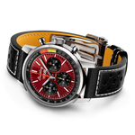Load image into Gallery viewer, Vista laterale della cassa da 13,3 mm di spessore e corona non avvitata dell’orologio Breitling Top Time B01 Chevrolet Corvette.
