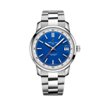 Load image into Gallery viewer, Breitling Top Time B31 con cassa in acciaio inox da 38 mm e quadrante blu con bracciale in acciaio inox.
