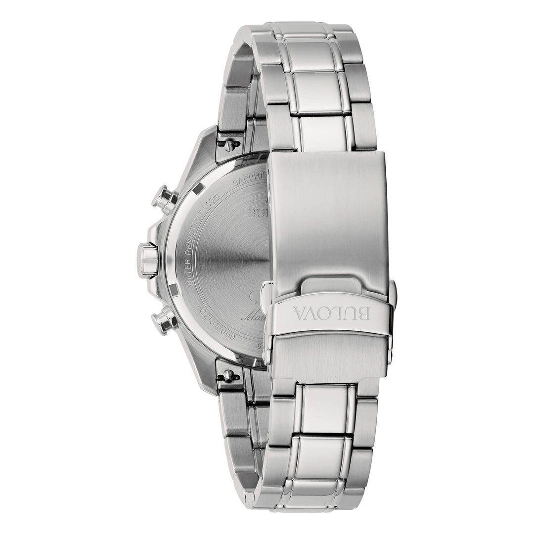 Bracciale in acciaio inox con chiusura deployante.