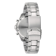 Bracciale in acciaio inox con chiusura deployante.