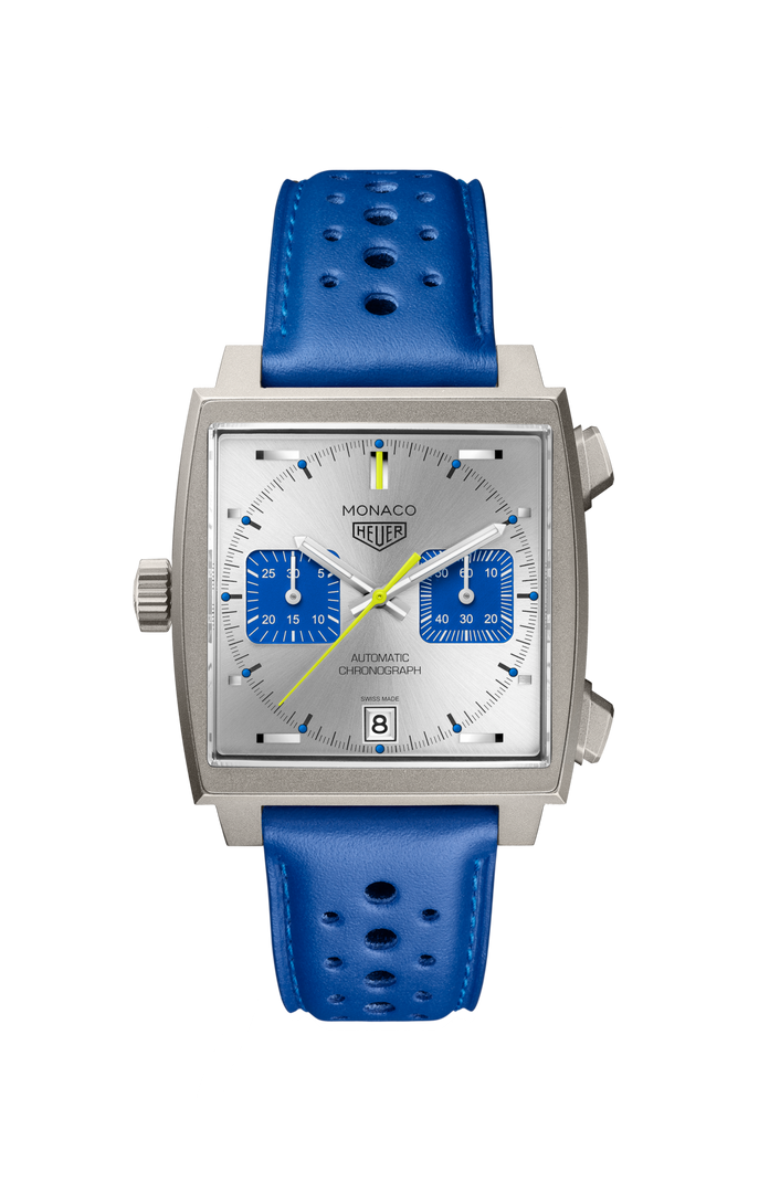 Monaco Chronograph French Racing Blue