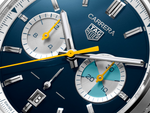 Load image into Gallery viewer, Tag Heuer Carrera Chronograph CBN201N.FC6620 - cassa acciaio - cinturino blu in pelle - quadrante blu con cronografo e datario
