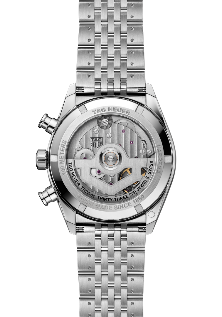 Tag Heuer Carrera Chronograph CBS2113.BA0053 - fondello con movimento a vista