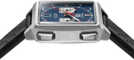 Load image into Gallery viewer, Tag Heuer Monaco Chronograph CDW2181.FC8360 - cassa titanio - cinturino pelle nero - quadrante blu con cronografo e datario