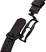 Load image into Gallery viewer, Tag Heuer Monaco Evergraph CEW5180.FT8122 - cassa titanio colore nero - cinturino caucciù nero - quadrante trasparente con cronografo