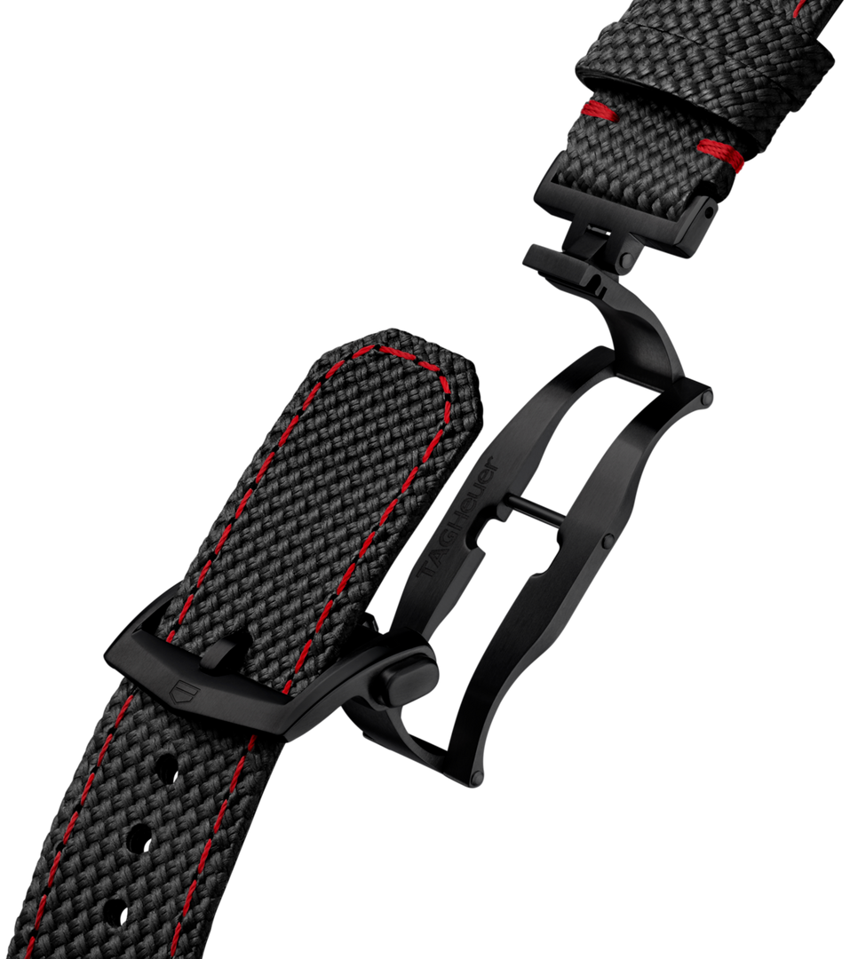 Tag Heuer Monaco Evergraph CEW5180.FT8122 - cassa titanio colore nero - cinturino caucciù nero - quadrante trasparente con cronografo
