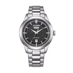 Load image into Gallery viewer, Citizen Day date AW0151-85E - bracciale e cassa acciaio - quadrante nero con datario