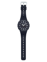 Load image into Gallery viewer, Dettaglio delle lancette e degli indici con rivestimento Neobrite dell&#39;orologio Casio G-Shock GA-2100-1A.
