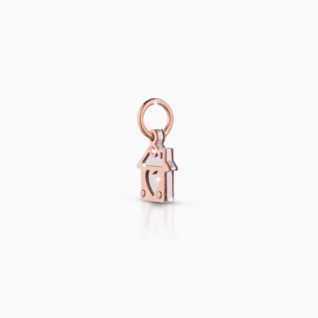 Charm Casa in Oro Rosa e Argento