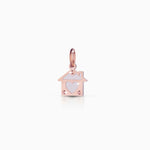 Load image into Gallery viewer, Charm Casa in Oro Rosa e Argento