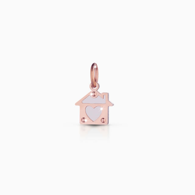 Charm Casa in Oro Rosa e Argento