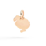 Load image into Gallery viewer, Ciondolo Dodo in oro rosa 9K, dettaglio lucido e design essenziale.

