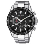 Load image into Gallery viewer, Citizen Crono Super Titanio 4444 CA4444-82E con cassa in Super Titanio e quadrante nero cronografo da 42,5 mm.
