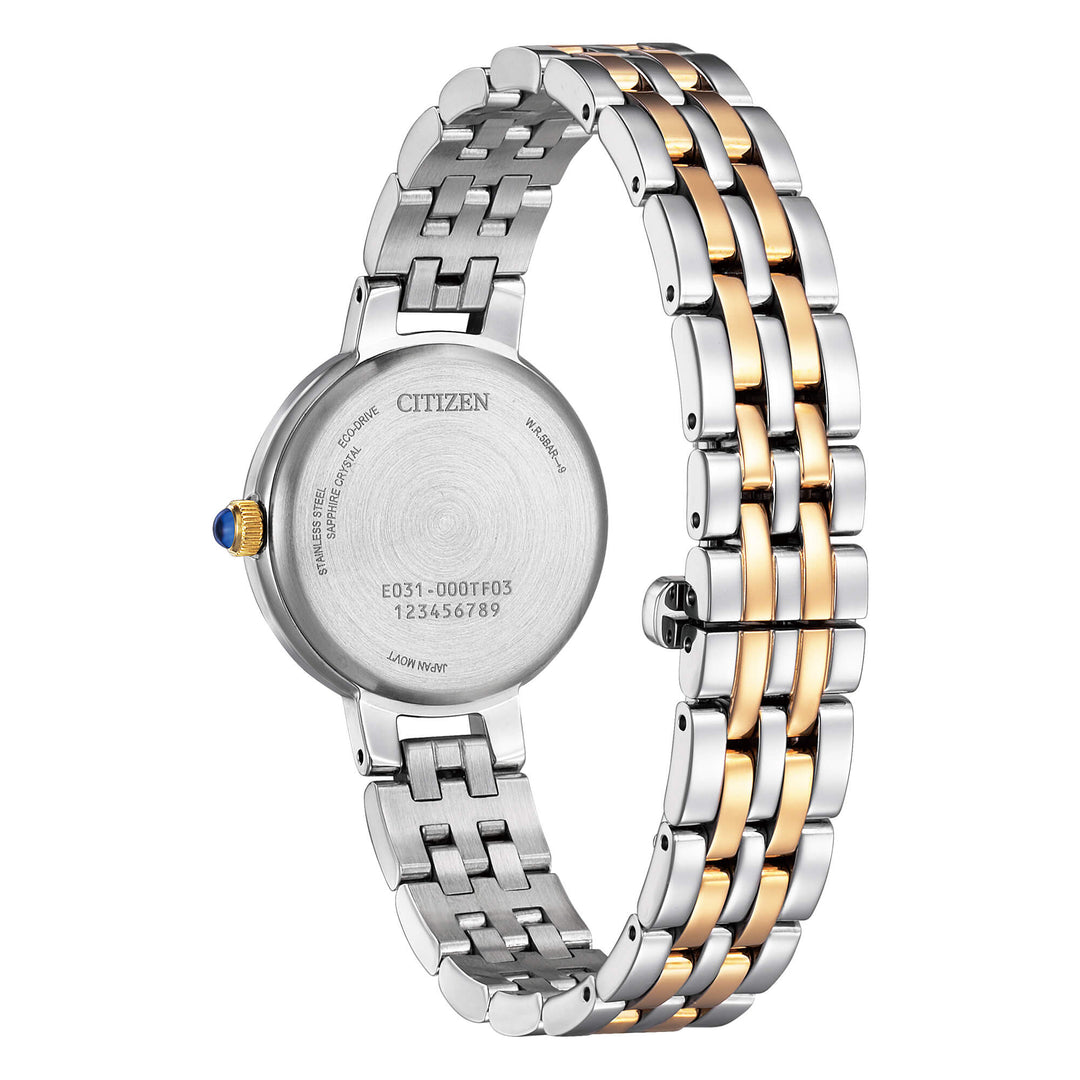 Bracciale in acciaio inox oro rosa con chiusura deployante.