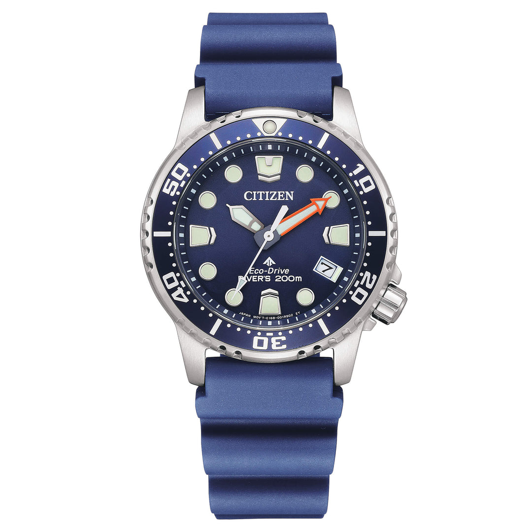 Citizen Promaster Diver's EO2021-05L con cassa in acciaio da 37 mm e quadrante blu subacqueo.