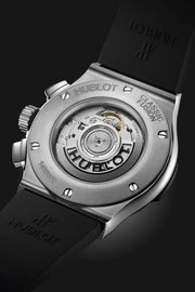 Hublot Classic Fusion Chronograph Titanium 521.NX.1171.RX - fondello con movimento a vista