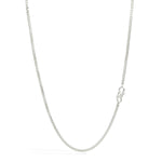 Load image into Gallery viewer, Collana Nodo DoDo in argento 925 con catena veneziana da 50 cm e chiusura a moschettone nodo.
