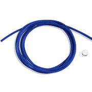 Cordino spesso in cotone blu con sigillo in argento 925 DoDo, ideale per creare gioielli personalizzati.