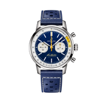 Load image into Gallery viewer, Cronografo Breitling Top Time B01 Gino Bartali con cassa in acciaio inox da 41 mm e quadrante protetto da vetro zaffiro.
