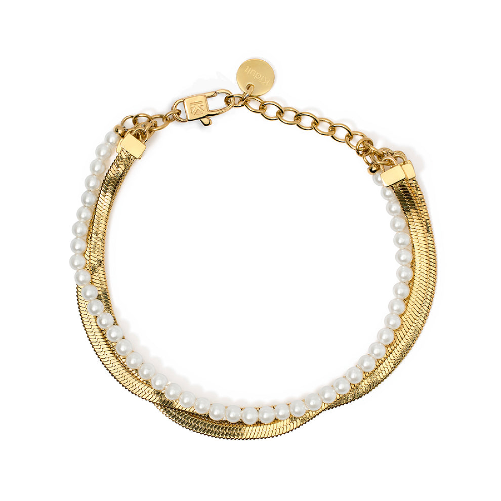 Bracciale con perle conchiglia