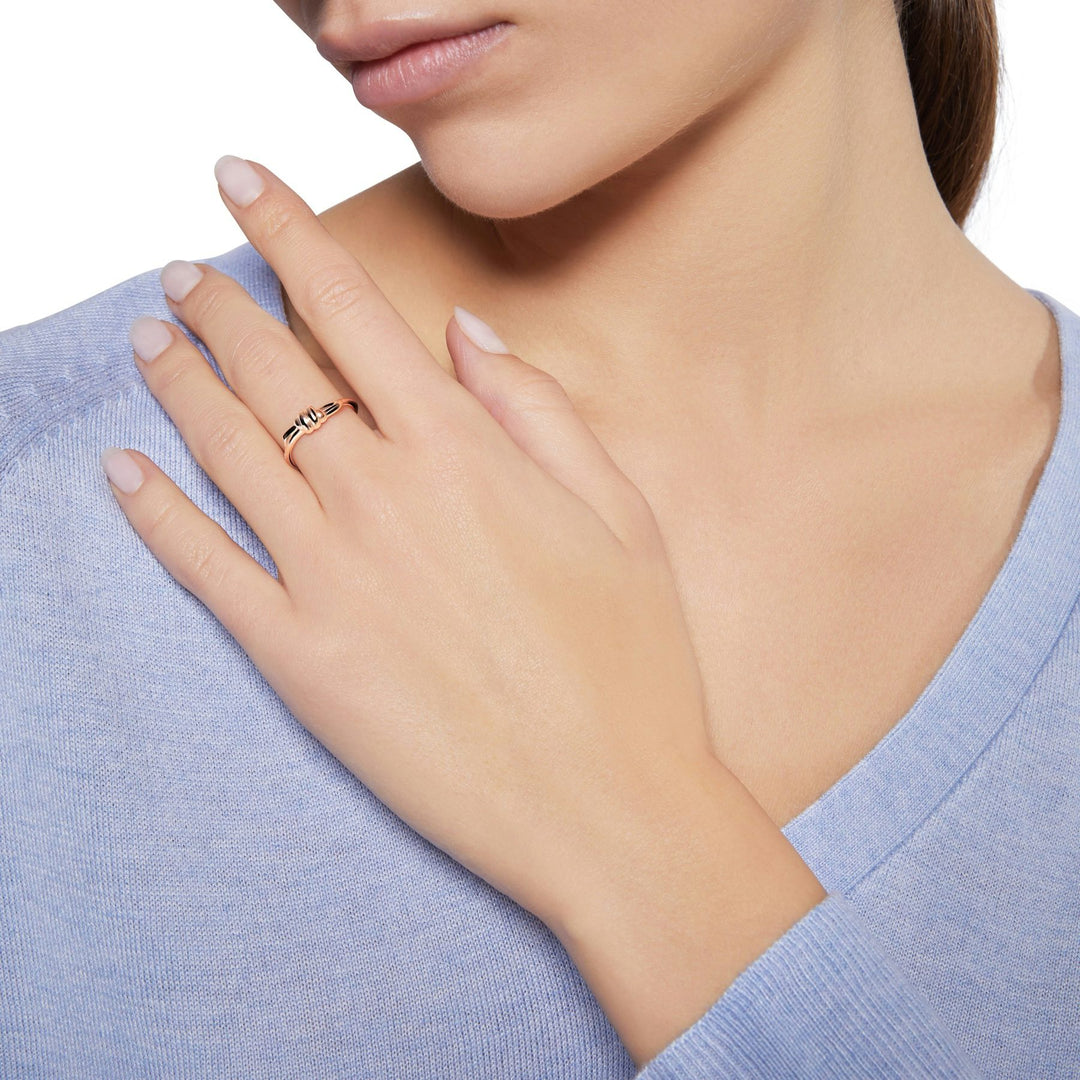 Anello Nodo Oro Rosa
