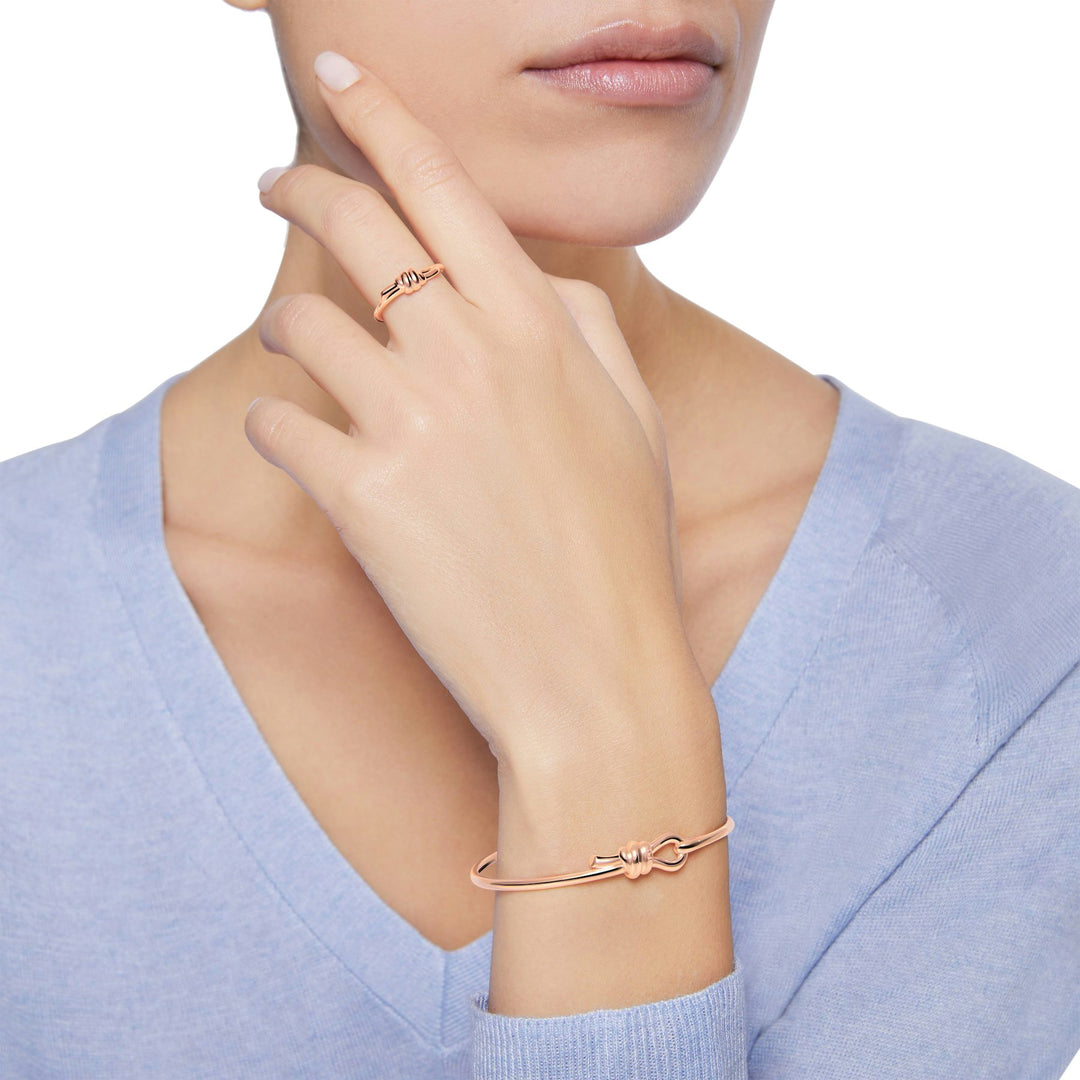 Anello Nodo Oro Rosa