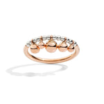 Load image into Gallery viewer, Anello Bollicine Argento e Oro Rosa
