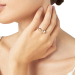 Load image into Gallery viewer, Anello Pepita Argento e Oro Rosa

