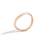 Load image into Gallery viewer, Anello Wave con Diamanti Bianchi
