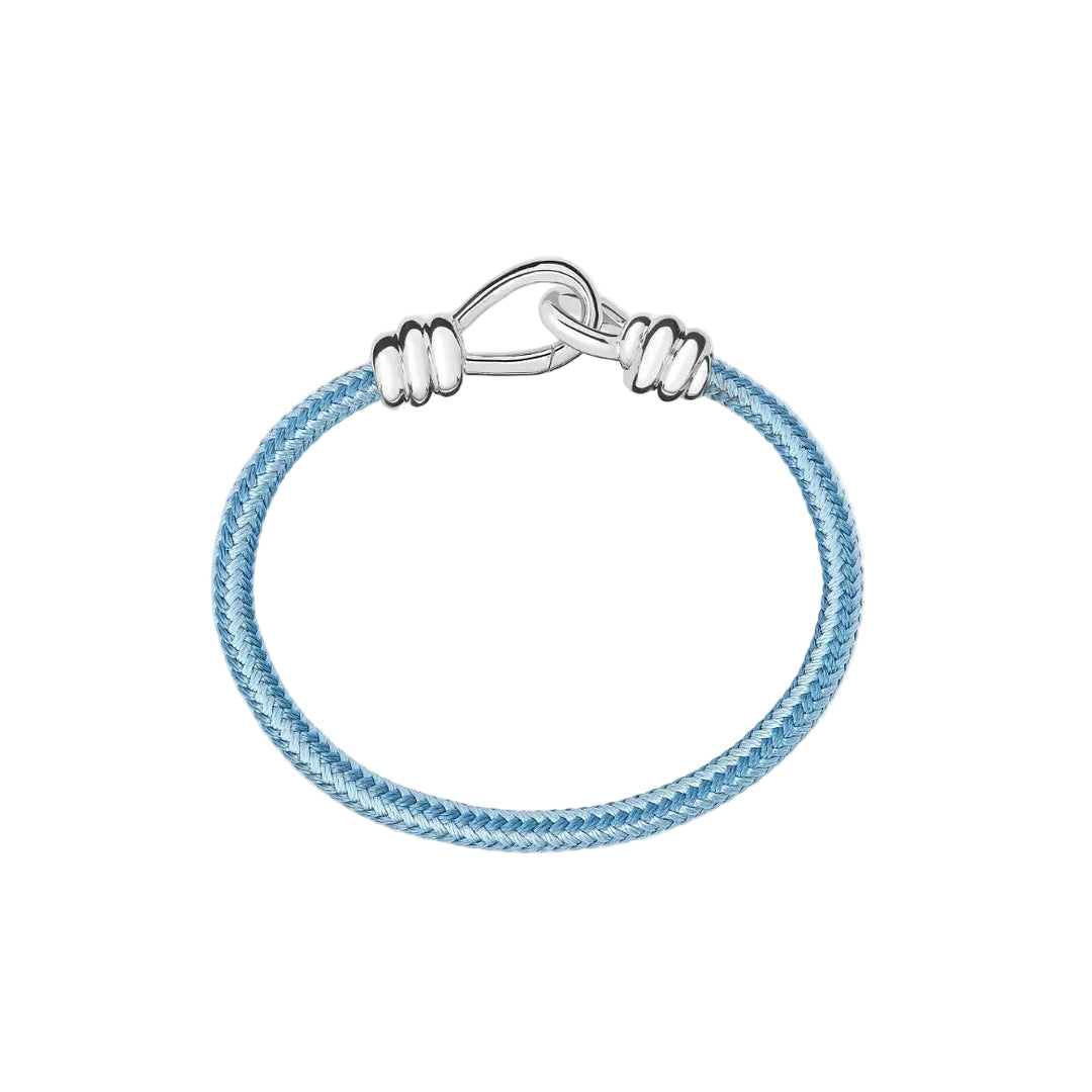 DoDo Bracciale nodo in argento e cordino nautico DBC2001-KNOT0-CAZAG
