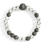 Load image into Gallery viewer, DoDo Bracciale pepita argento &amp; titanio DBC5006-PEPIT-0AGTI