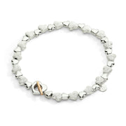 DoDo Bracciale cuore argento con effetto diamantato DBC6005-HEART-MIX9A