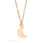 Load image into Gallery viewer, Collana mini luna oro rosa