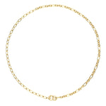 Load image into Gallery viewer, DoDo Collana maglie apribili argento dorato DCC3004-ESSEN-00YAG