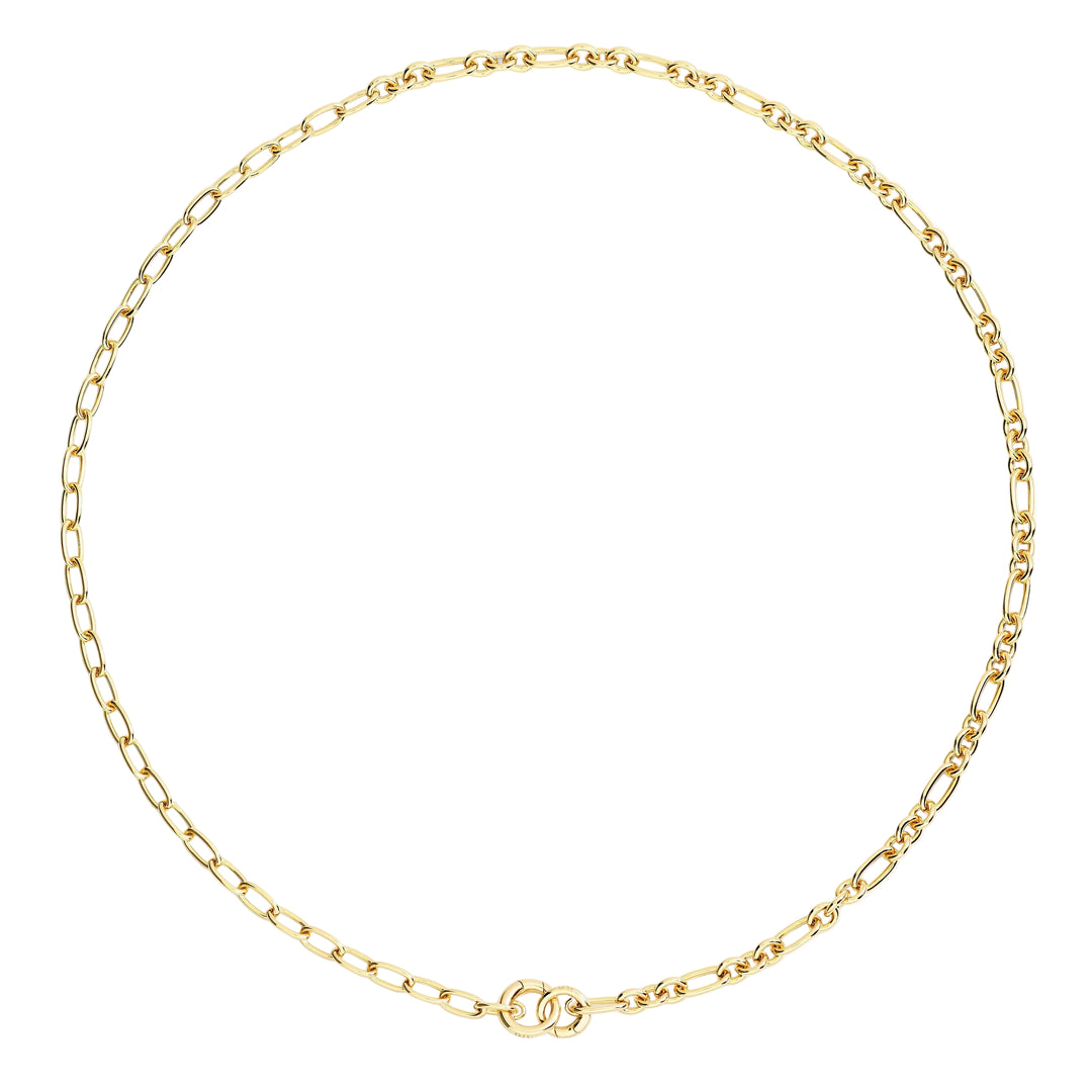 DoDo Collana maglie apribili argento dorato DCC3004-ESSEN-00YAG